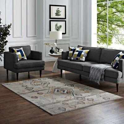 Alfombra tribal marroquí envejecida diamante abstracto 5x8 Foto 1 de 4