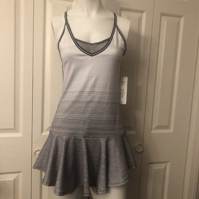 Vestido Lucky In Love x K-Swiss Tenis Pickle Pelota XS Negro Blanco Línea A Correa Ajustable Foto 1 de 4