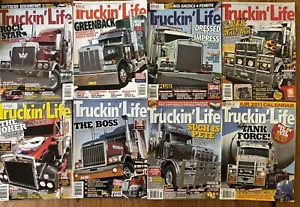 Truckin’ Life Magazine 8 Issues 2010 With 7 Posters Feb Mar Jun Aug Sep-Dec - Foto 1 di 1