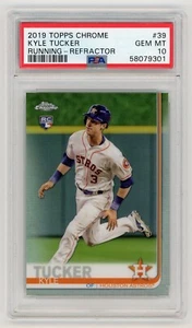 Topps Chrome Refractor Kyle Tucker Rookie RC #39 2019 - PSA 10 Gem Mint - Imagen 1 de 2