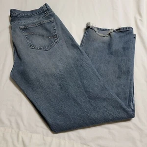 DKNY Denim Pants 34x32 Mens City Straight-Legged Distressed  - Picture 1 of 8