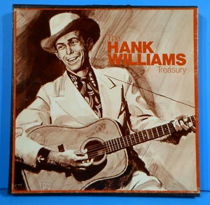 HANK WILLIAMS TREASURY 4X LP BOX SET 1976 ORIGINAL GREAT CONDITION! VG+/VG+!!A - Picture 1 of 12