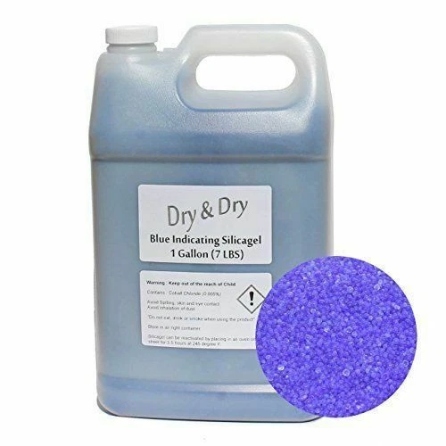 Dry & Dry DDBL1GAL Blue Indicating Silica Gel Desiccant Beads