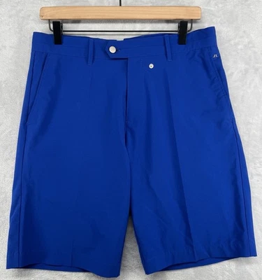 Pantalones Cortos J. LINDBERGH Azul Rendimiento Golf Deporte Informal Para Hombre Talla 31 x 10.5" Foto 1 de 4