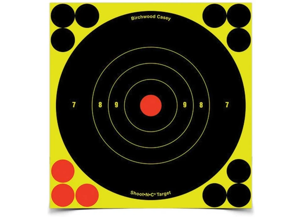 Birchwood Casey  BI660 Shoot-N-C Target 5.5-Inch Round Bullseye 34550-60