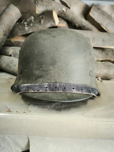 Casco Alemán Original Bonito Casco M35 Original Segunda Guerra Mundial Segunda Guerra Mundial Talla 66 Envío Gratis - Imagen 1 de 15