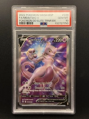 Mewtwo V SWSH229 SWSH: Sword & Shield Promo Cards Holo - PSA 10 Gem Mint - Image 1 of 2