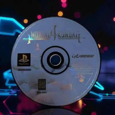 Mortal Kombat 4 IV (PlayStation 1 PS1, 1998) MK4 Disc Only TESTED - Image 1 of 4
