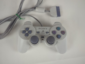OEM Sony Playstation 1 PSOne PS1 Dualshock Controller SCPH-110 White SEE PHOTOS