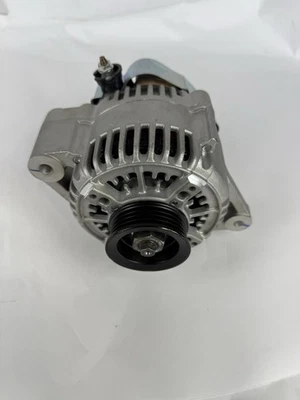 12V 120A Alternator - New, Clockwise Rotation, Internal Fan, Solid Pulley - Image 1 of 4