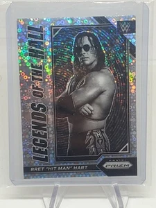 2023 Panini Prizm WWE Bret Hart Legends of the Hall Silver Disco #10 - Picture 1 of 3