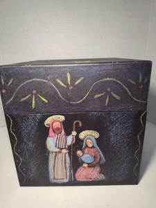 Bob’s Boxes, Primitive Colors Christmas, Susan Winget artist, Set of 7 Nesting - Picture 1 of 15
