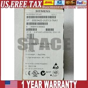 New Siemens 6SE6 420-2UD13-7AA1 6SE6420-2UD13-7AA1 US FREE TAX - Picture 1 of 2