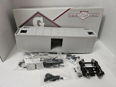 Bachmann 98902 G Scale Undecorated Wood Refrigerator with Metal Wheels - Image 1 of 4