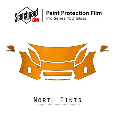 Jaguar F-Type 2018-2020 serie 3M PRO película de protección de pintura precortada sujetador transparente PPF Foto 1 de 4