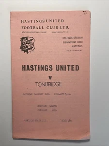 Hastings United v Tonbridge; Southern League, 20th February 1971 - Picture 1 of 3