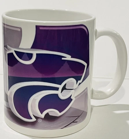K-STATE WILDCATS 15OZ SUBLIMATED COFFEE MUG WHITE INSIDE Cover