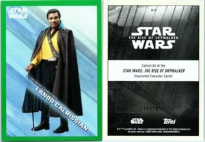 2019 STAR WARS THE RISE OF SKYWALKER ILLUSTRATED CHARACTER GREEN IC-5 171/299 - Picture 1 of 1