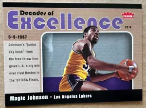 MAGIC JOHNSON HOF 2007-08 FLEER DECADE OF EXCELLENCE Card #2 NM-MT Condition - Picture 1 of 2