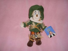 Wizard of Oz Scarecrow Plush & beans 10" tall 1998 Warner Bros studio store