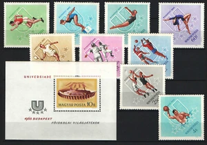 Ungarn 1965. Sport, Universiade Set mit Bogen Mi.: 11,50 EUR MNH (**) - Bild 1 von 1