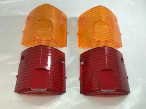 Stop Tail Light Lens and Rear Indicator Lens Kit suits Holden EH Sedan or Wagon - Picture 1 of 1
