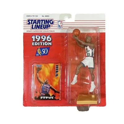 Figura de acción Kenner Grant Hill 1996 alineación inicial NBA Detroit Pistons SLU Foto 1 de 2