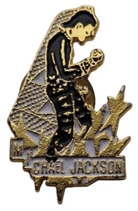Michael Jackson Lapel Pin Badge 1980s Vintage Collectable Sedicom Edito - Bild 1 von 11