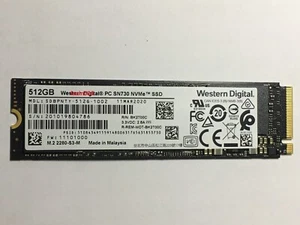 NEW W-D Black SN730 512GB M2 PCIe NVMe SSD M.2 NEWEST & ULTRA FAST MODEL 500GB - Picture 1 of 7