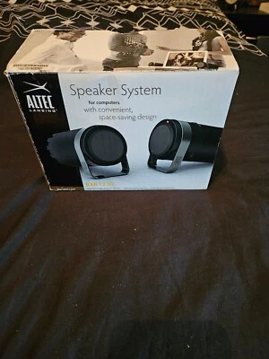Altec  BX1220 USB Powered Desktop Laptop Speaker System USB Black OPEN BOX  - Image 1 of 4
