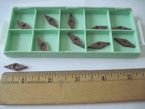 (Qty 10) Walter VCGT130304-PM2 VCGT2.5(2)1-PM2 WXN10 Carbide Turning Inserts - Picture 1 of 4