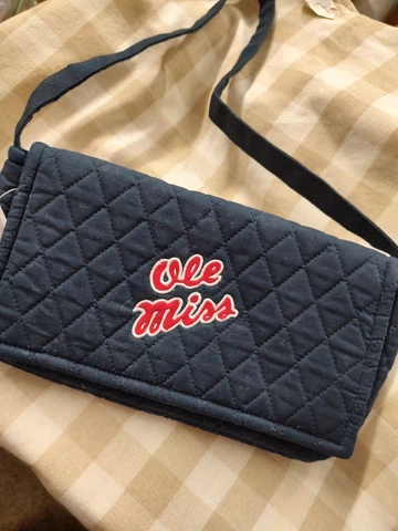 Mississippi Ole Miss Quilted Purse Cover