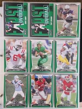 2023 LEAF DRAFT GREEN #1 - #100 Pick Your Card Football