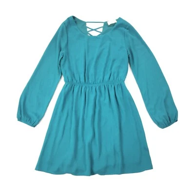 Vestido Blusa Everly Talla Pequeña Para Mujer Verde Azulado Ligero Campesino Boho S Foto 1 de 4