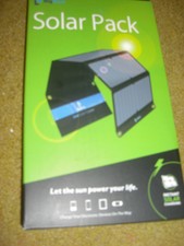 Big Blue Solar Pack sealed portable Solar power charger for phone, tablets 