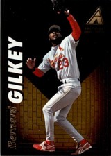 1995 Pinnacle Zenith Bernard Gilkey . St. Louis Cardinals #7