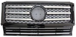 Fit for Mercedes Benz G-Class W463 90-12 Front Grille G550 G55 A Chrome & Black - Picture 1 of 1