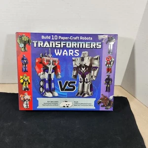 Hasbro Transformers Wars Optimus Prime VS Megaton Build Paper Craft 10 Robots  - Picture 1 of 11