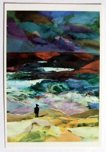 Postcard - PORTHMEOR BEACH, CORNWALL, Charlotte Leadbeater (ART1-2) - Picture 1 of 2