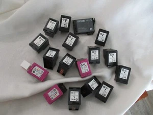 empty used ink cartridge printer log HP 65 67 assorted LOT - Photo 1/3