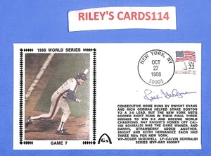 Rich Gedman first day cover Boston Game 7 World Series signed - Bild 1 von 2