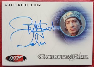 James Bond: Heroes and Villains A140    Gottfried John as General Ourumov auto