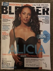 2008 Mai BLENDER Magazin ALICIA SCHLÜSSEL tolle Titelgeschichte & Anzeigen (B11) - Bild 1 von 1