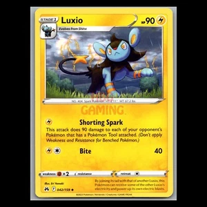 Pokemon Card - Luxio - 042/159 - Non Holo - English - Crown Zenith - Picture 1 of 1