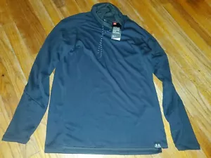 Neu ~ Herren UA Under Armour Pullover Ausschnitt schwarz Größe Medium tailliert - Bild 1 von 5