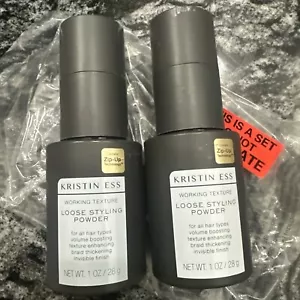 Kristin Ess Working Texture 2x Loose Styling Hair Powder Volume Hold Braids 1 oz - Picture 1 of 1