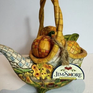 Heartwood Creek Jim Shore Basket Of Plenty Thanksgiving 2007 4009015 - Picture 1 of 12