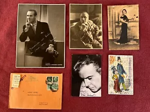 LOTTO AUTOGRAFI vecchi-sconosciuti-Opera-Lirica-Attori-Collezione-Musica-GUARDA - Foto 1 di 16