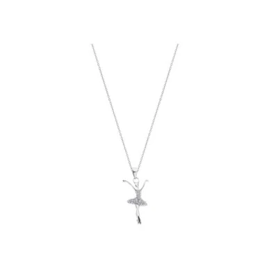 Collana Donna Lotus Silver LP1684-1/1 in Argento Con Pendente Ballerina - Immagine 1 di 2