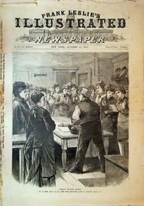 Frank Leslie's Illustrated Newspaper October 31 1874 Abraham Lincoln 